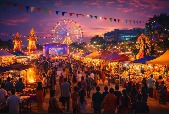 Dwarka Mela 2026 is a full entertainment fair with food, rides, shopping & cultural shows perfect for families and evening outings during Holi & spring season. Location: Dwarka Sports Complex Sector 11, Dwarka, New Delhi – 110075